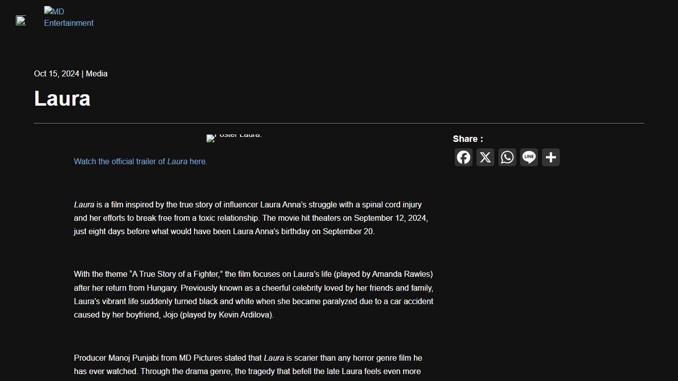 Laura - MD Entertainment